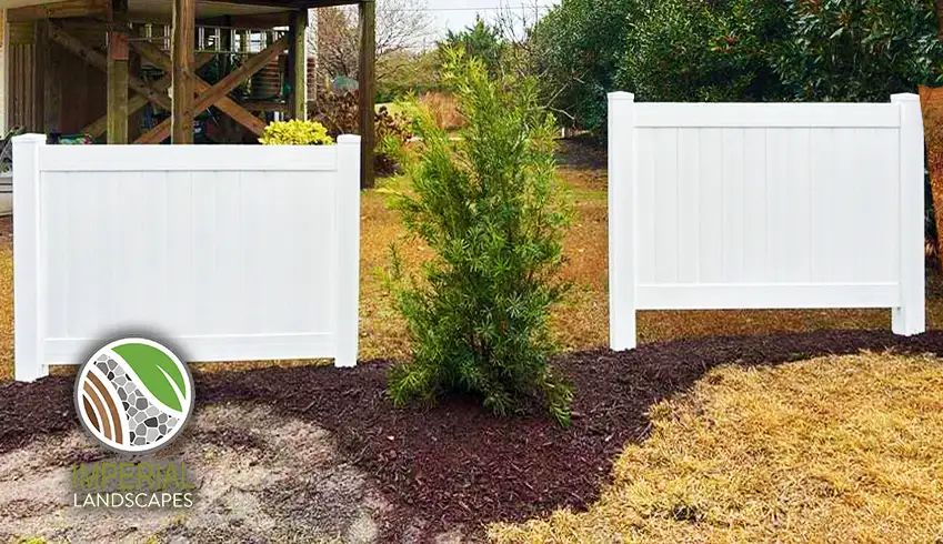 Fence Corner Property Boundery Landscaping